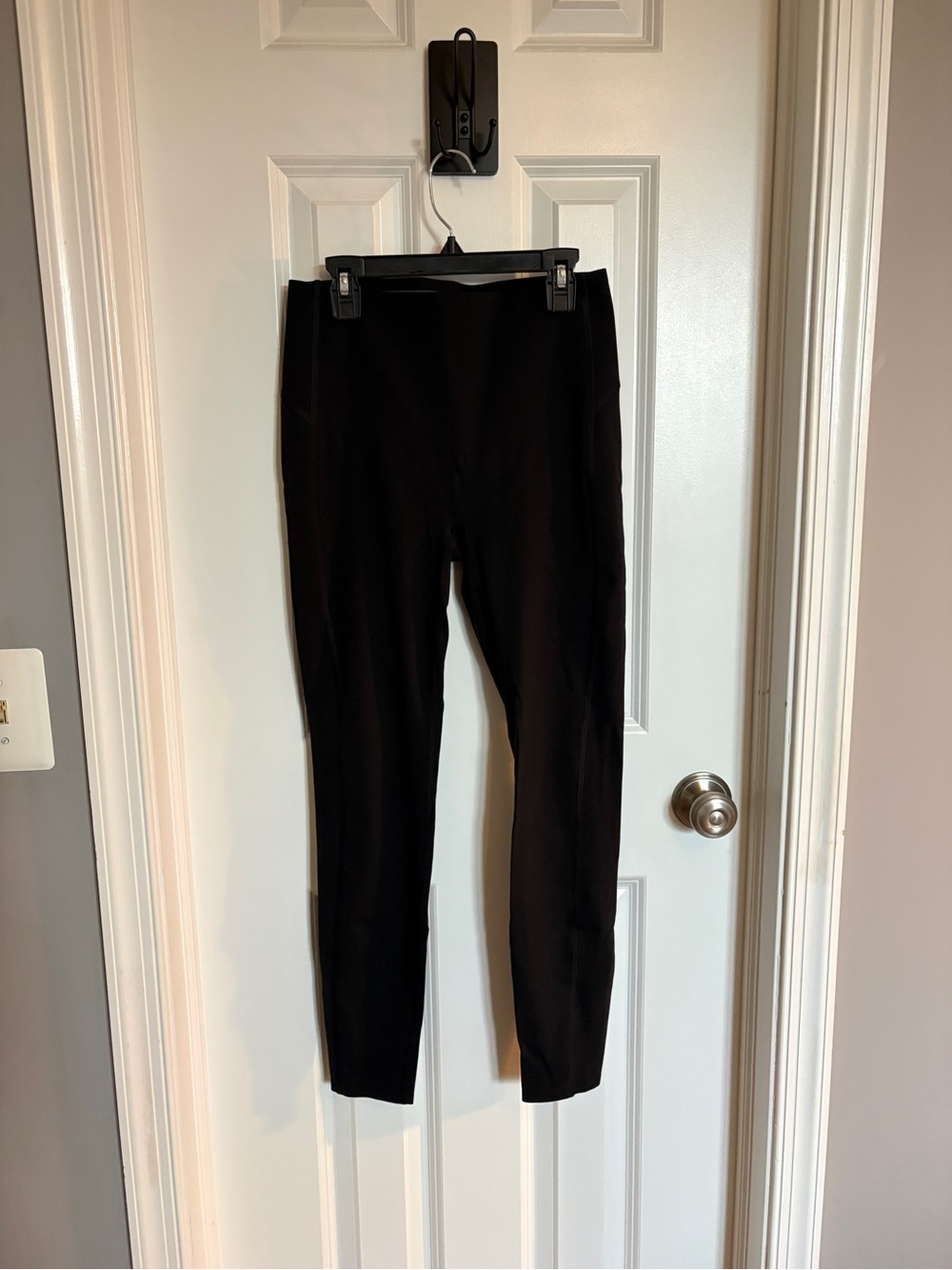 SPANX Black High-Waist Ponte Leggings